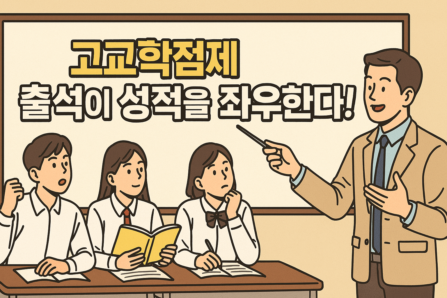 고교학점제 출석이 성적을 좌우한다!
