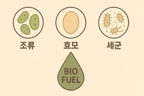 바이오연료 생산 미생물 종류 관련 사진