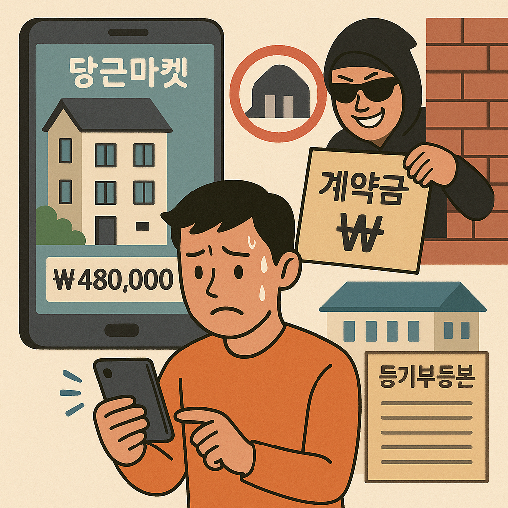 신종당근마켓부동산직거래사기