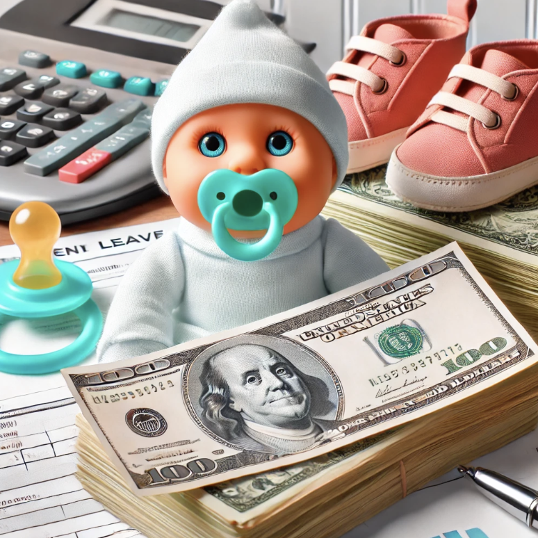 육아휴직급여현길과기대의차이 이미지