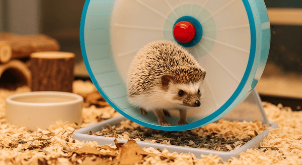 밤에 움직이는 고슴도치 (야행성 운동 본능, 쳇바퀴 없을 때 스트레스 변화, 대체 환경 조성법) 관련 사진