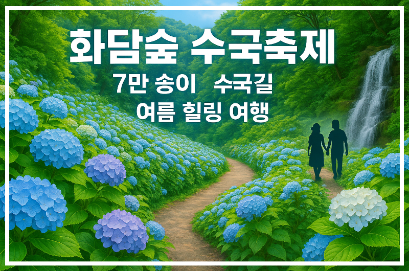 화담숲 여름 수국축제 ❘ 7만 송이 수국 바다로 떠나보세요!