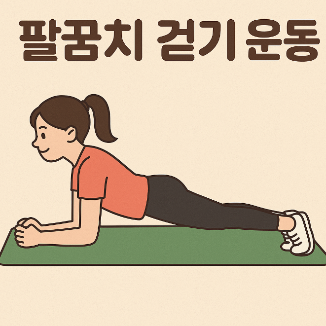 팔꿈치걷기운동 효과 빠르게 확인하기