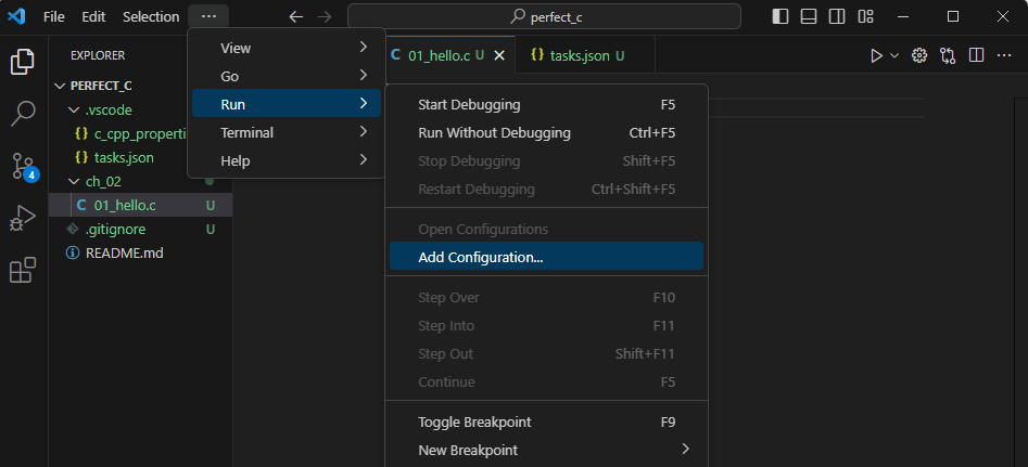 add configuration