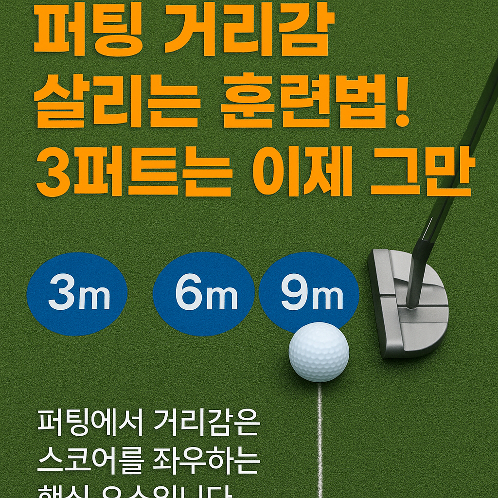 퍼팅 거리감 살리는 훈련법! 3퍼트는 이제 그만 사진