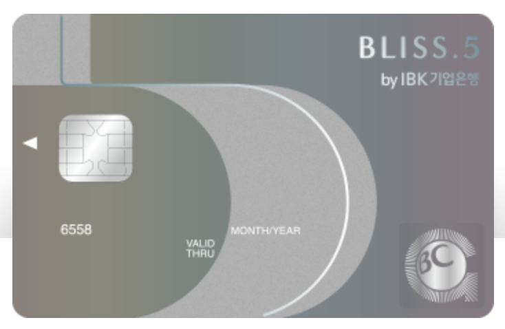 기업카드 블리스5