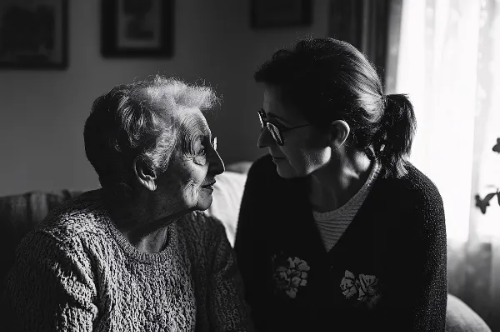 노인 간호 간병, 치매 .