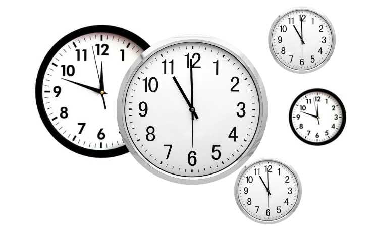 시간 여행 시계를 보자