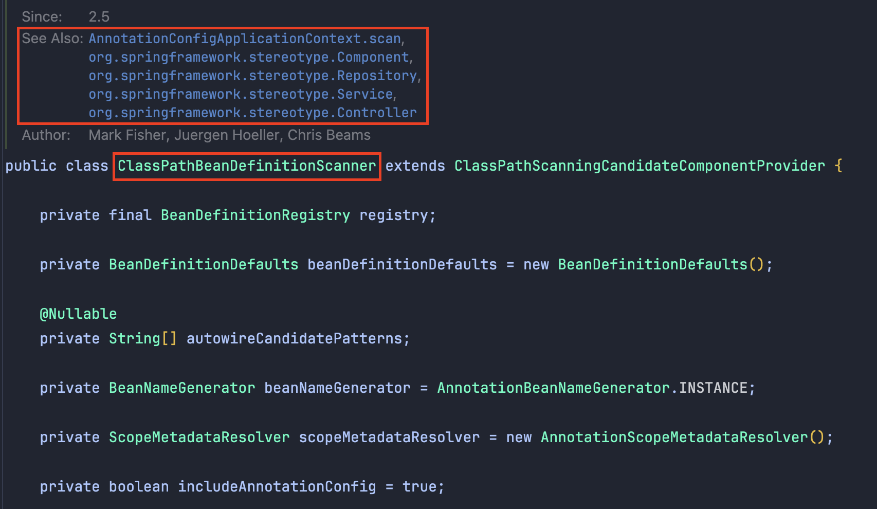 ClassPathBeanDefinitionScanner