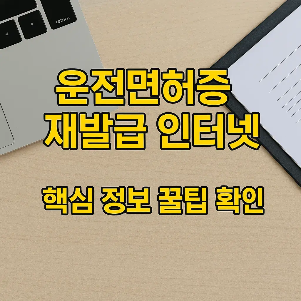 운전면허증 재발급 인터넷 썸네일