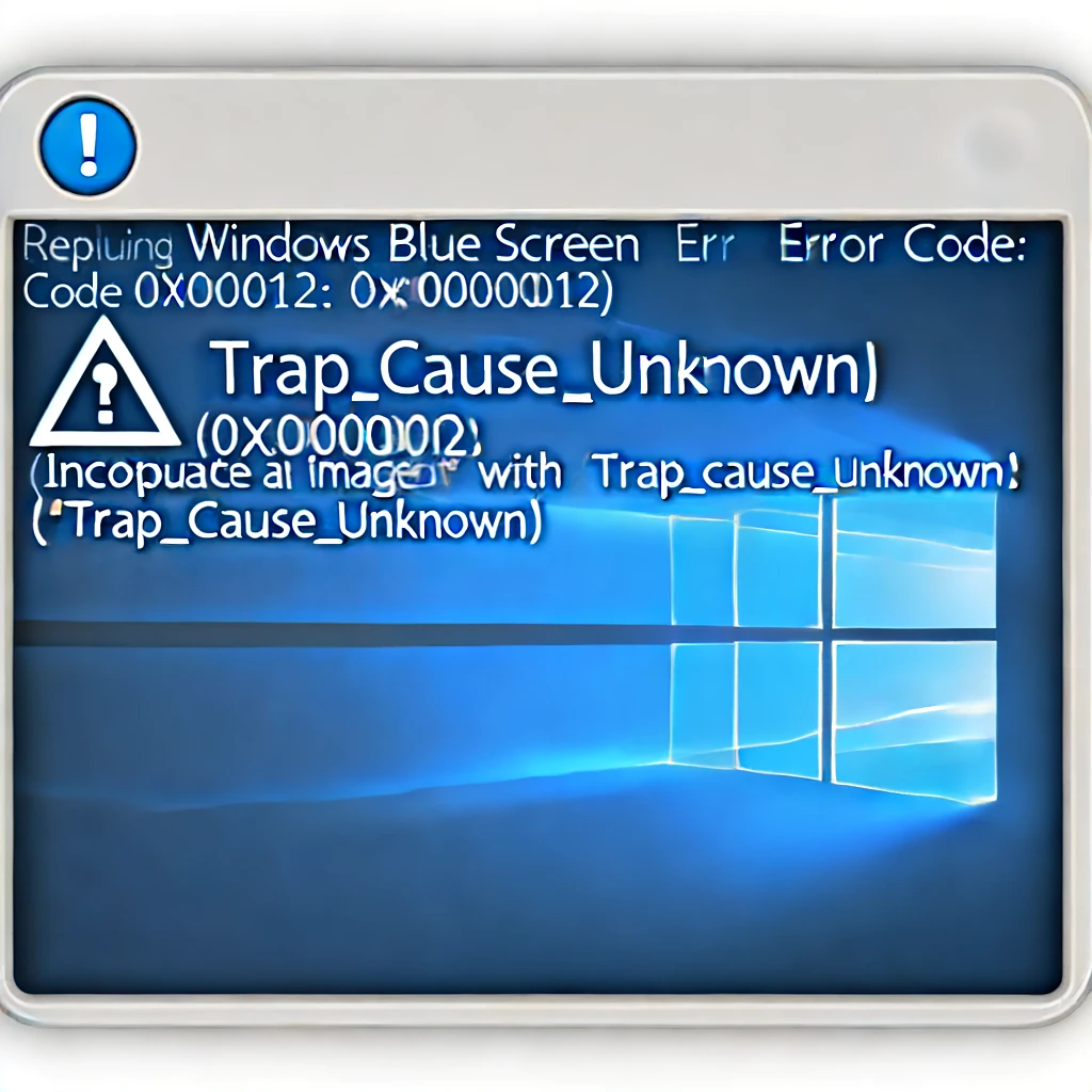 윈도우 블루스크린 오류 코드 0x00000012: TRAP_CAUSE_UNKNOWN 원인/해결방법
