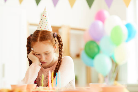 elementary student birthday anxiety