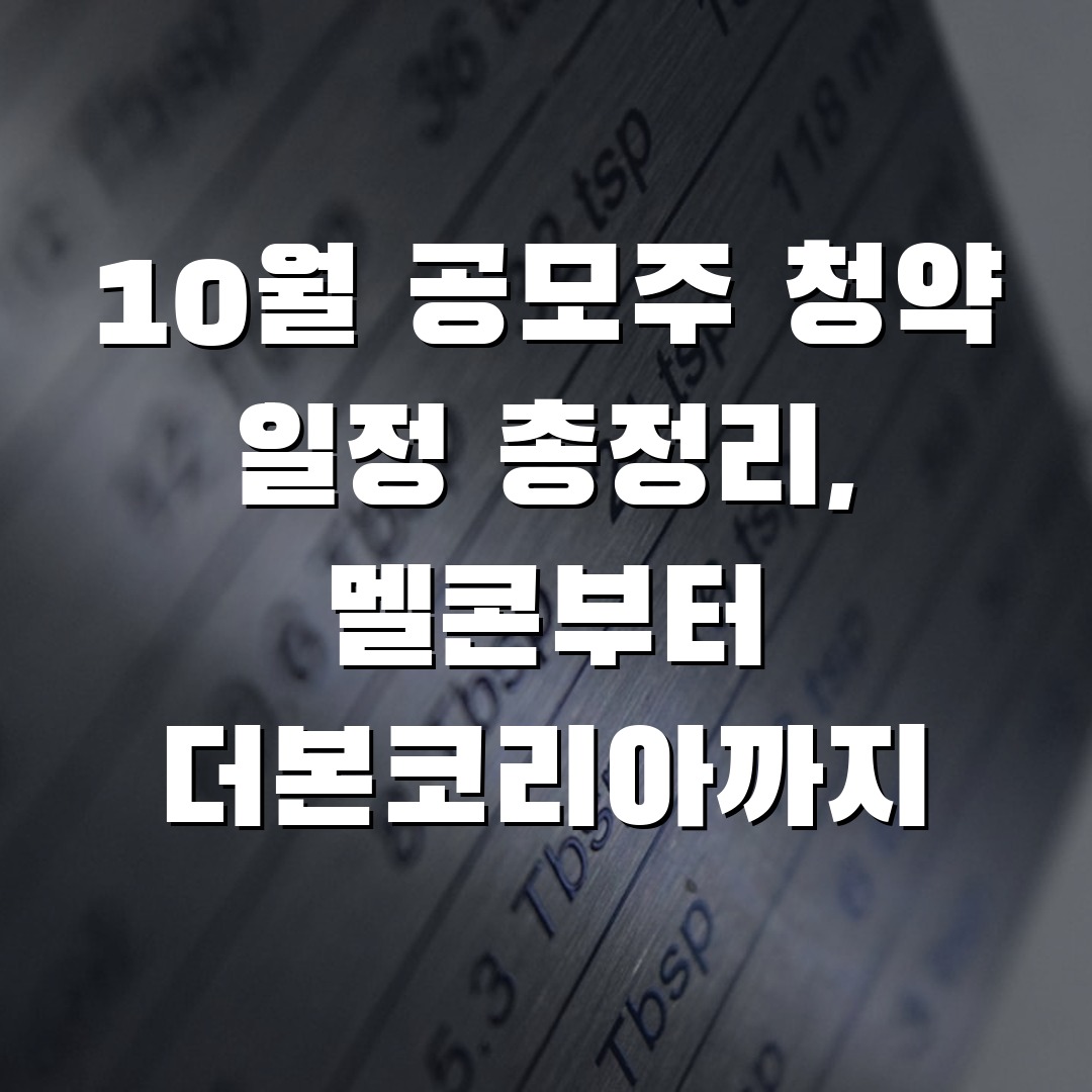2026년10월공모주