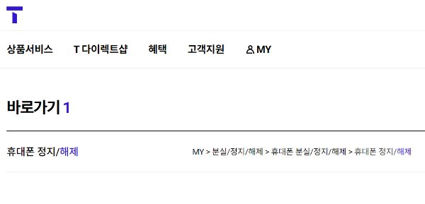 skt 일시정지 해제