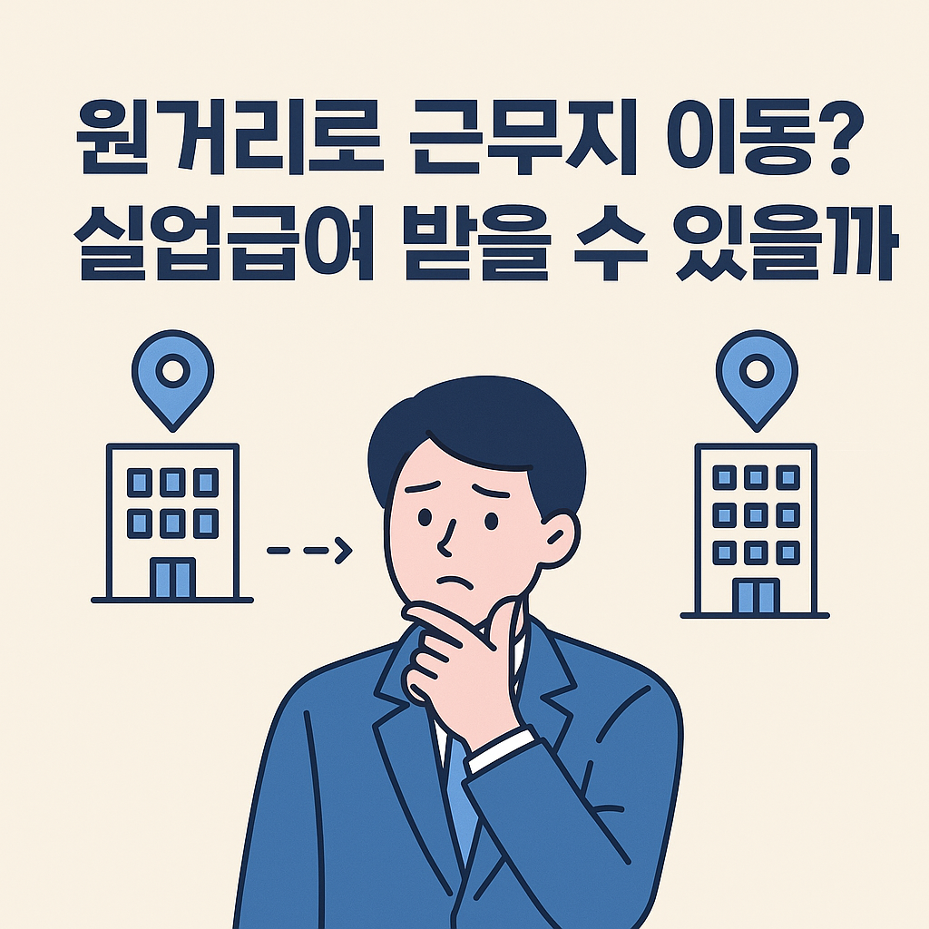원거리 발령, 실업급여 받을 수 있을까?