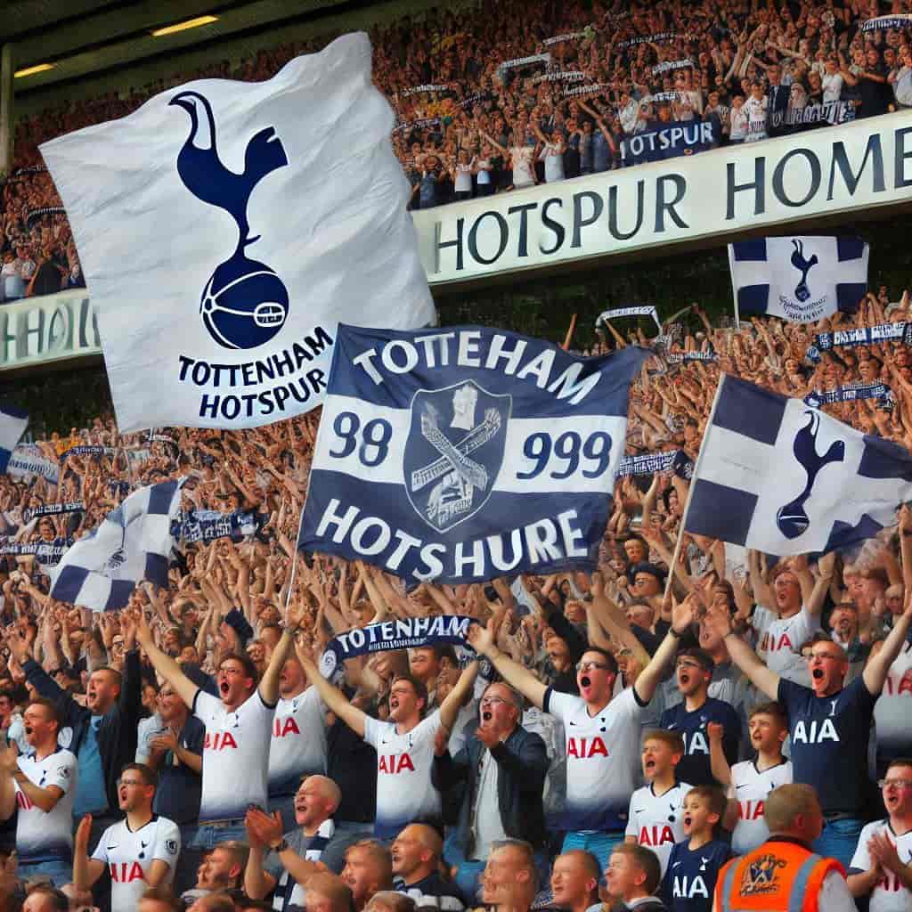 토트넘을 응원하는 홈팬들