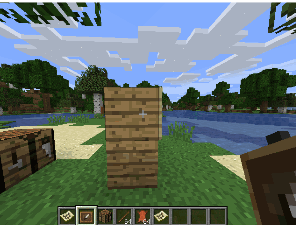 마인크래프트 지도 초록색 표시