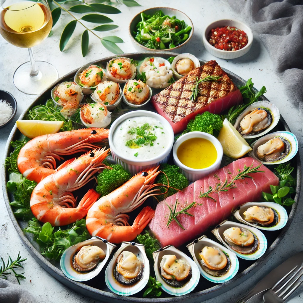 키토식단 해산물 요리