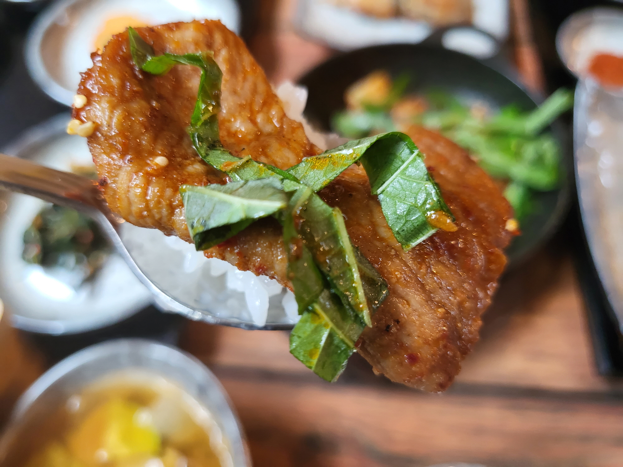 자향담 - 제육 클로즈업