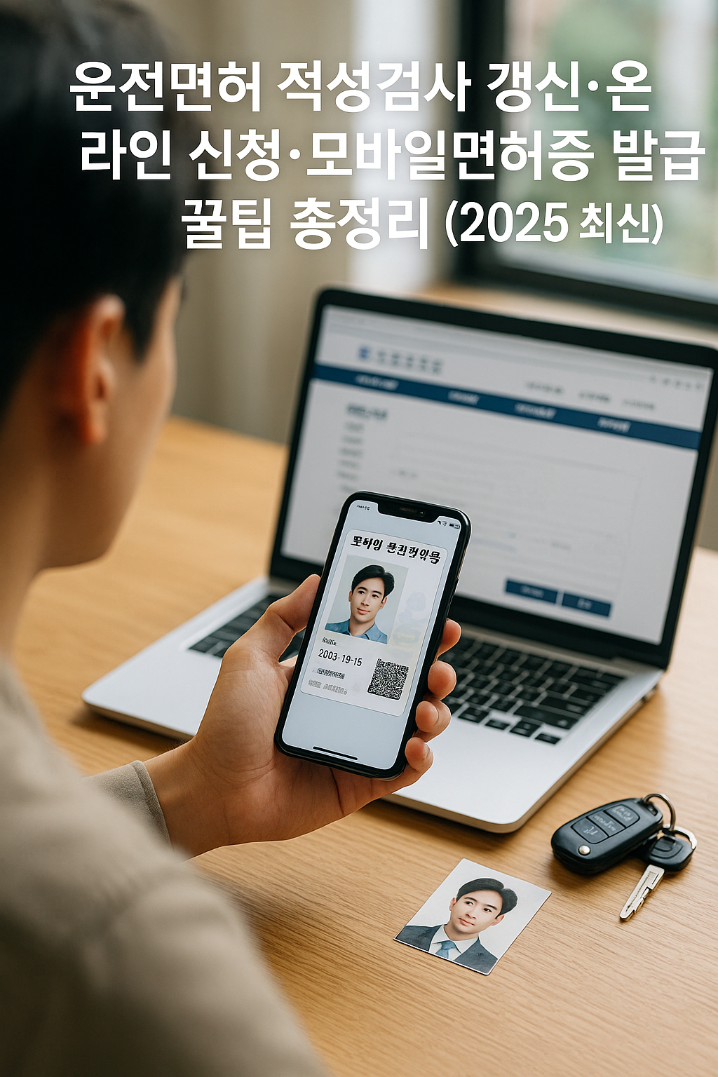 운전면허 적성검사 갱신 온라인 신청 모바일 면허증 발급 꿀팁 총정리