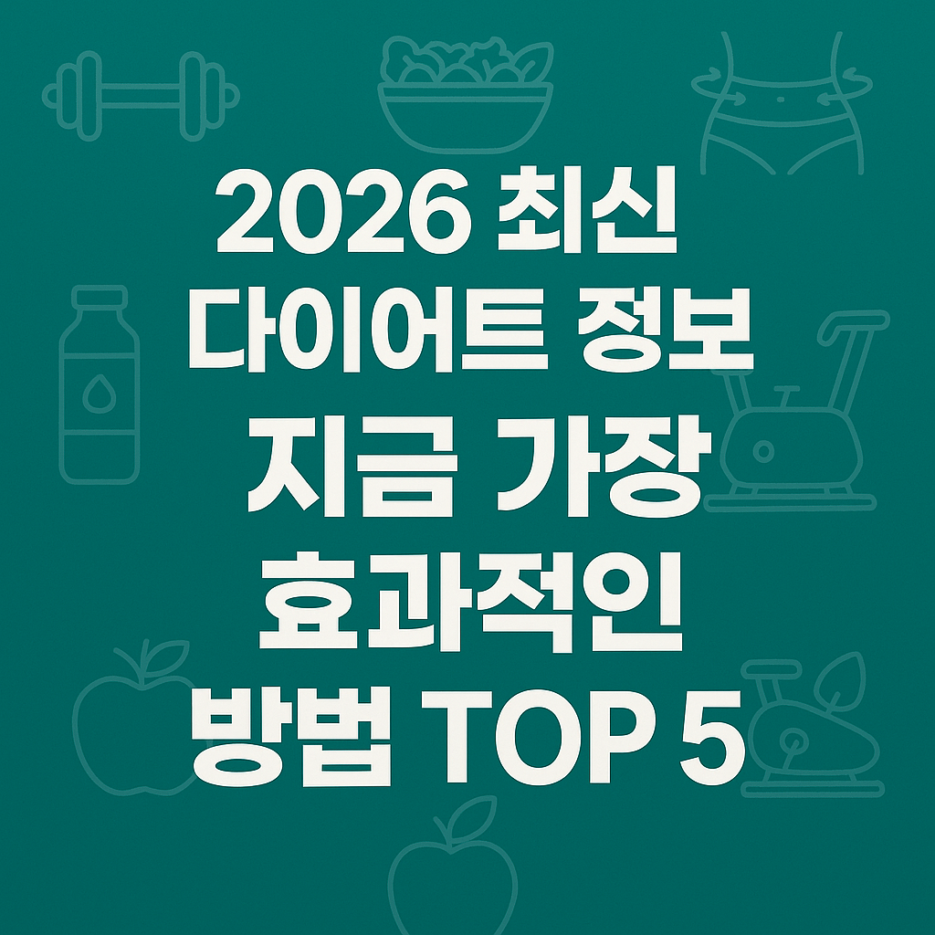 최신 다이어트 정보