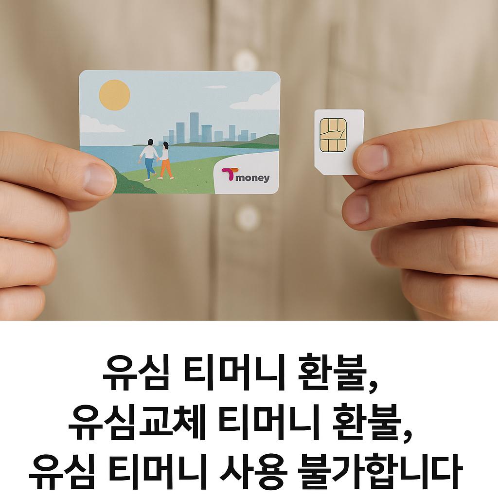 유심 티머니 환불