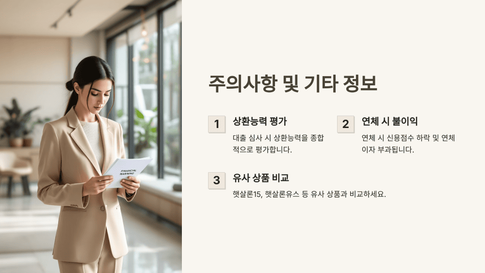 주의사항 및 기타정보