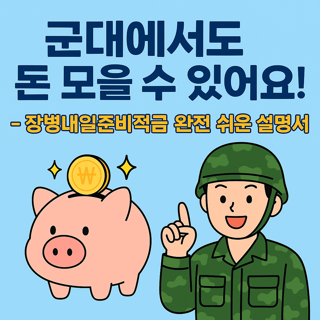 현역 군인 필수 재테크! 장병내일준비적금 완전 쉬운 설명서 (가입방법+혜택 총정리)