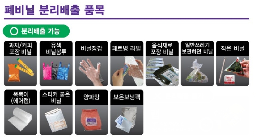 폐비닐 분리수거 최신 규정 알아보기
