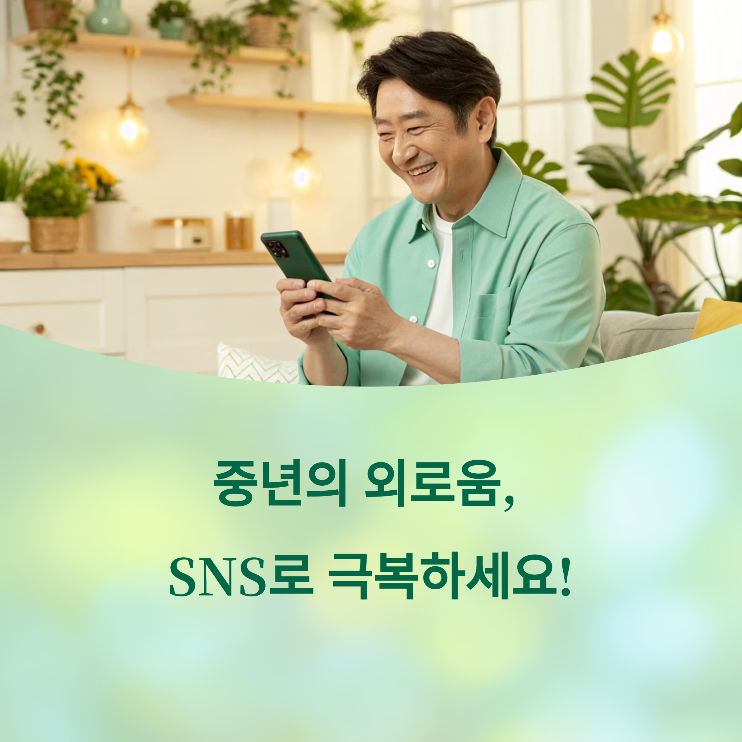 중년의 SNS 소통이 외로움과 건강에 미치는 놀라운 상관관계에 대한 이미지