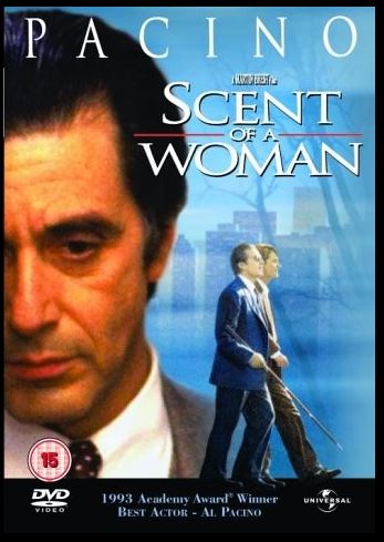 눈빛 연기의 진수를 보여준 알 파치노 히트작 여인의 향기 포스터.