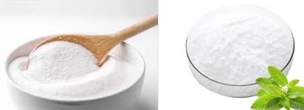 알룰로스와 스테비아 차이점을 소개하는 블로그글을 작성해줘. 혈당, 부작용