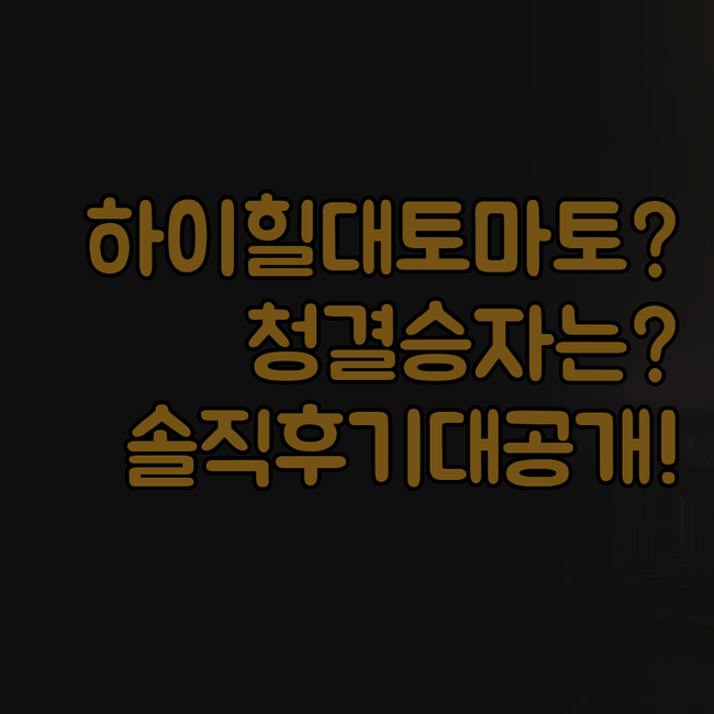 하이힐무인호텔 토마토모텔 비교 무인운..