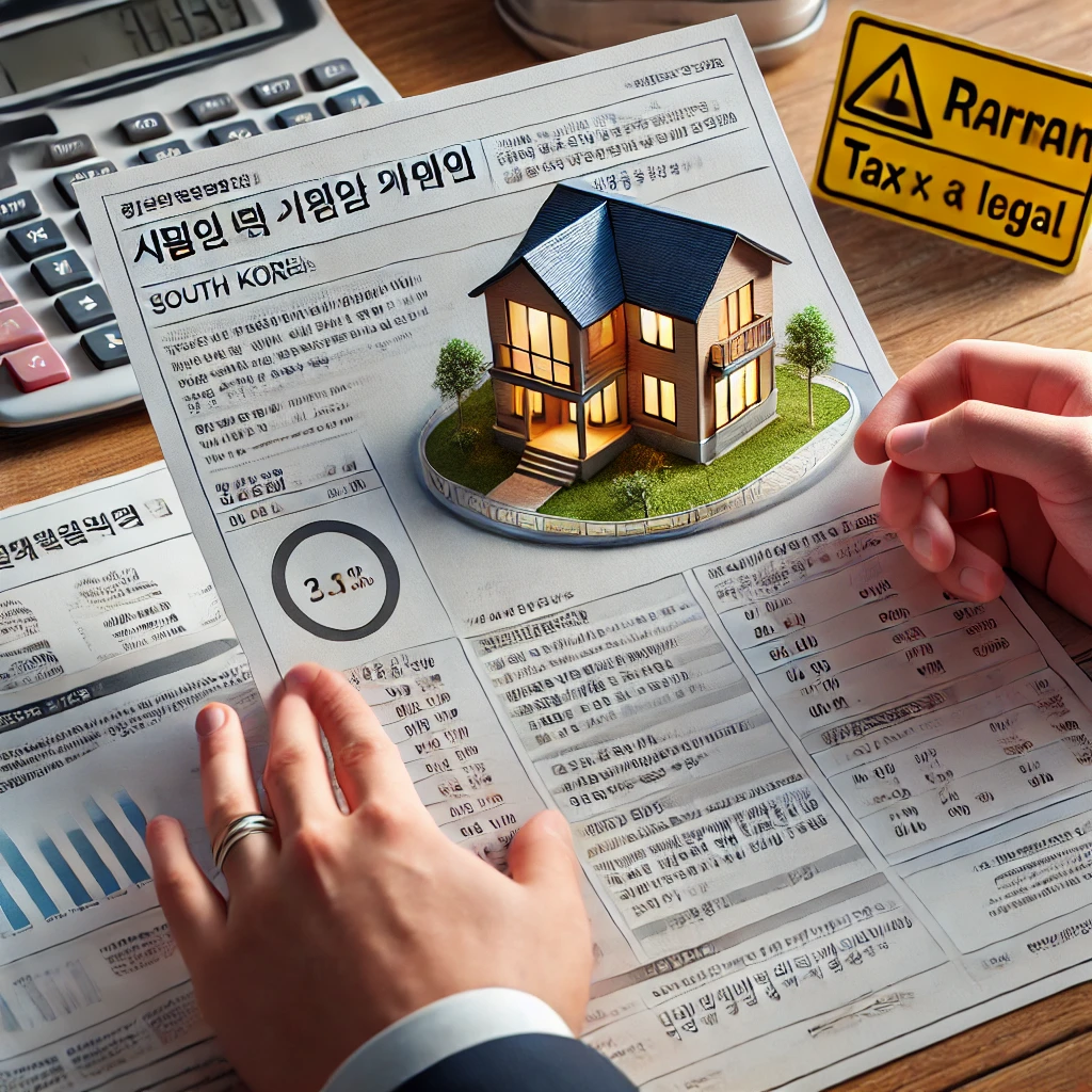 오피스텔 구매 전 법적 리스크 검토하는 장면