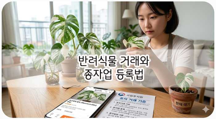 초보 식집사가 꼭 알아야 할 온라인 식물 중고 거래 불법 기준!
반려식물 거래와 종자업등록법