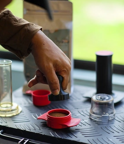 커피 탬핑 방법