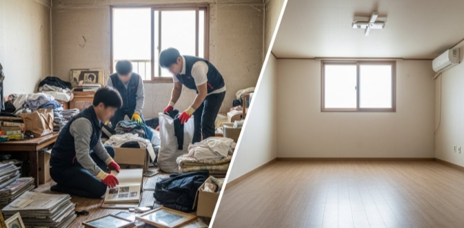 영주 고독사청소 업체