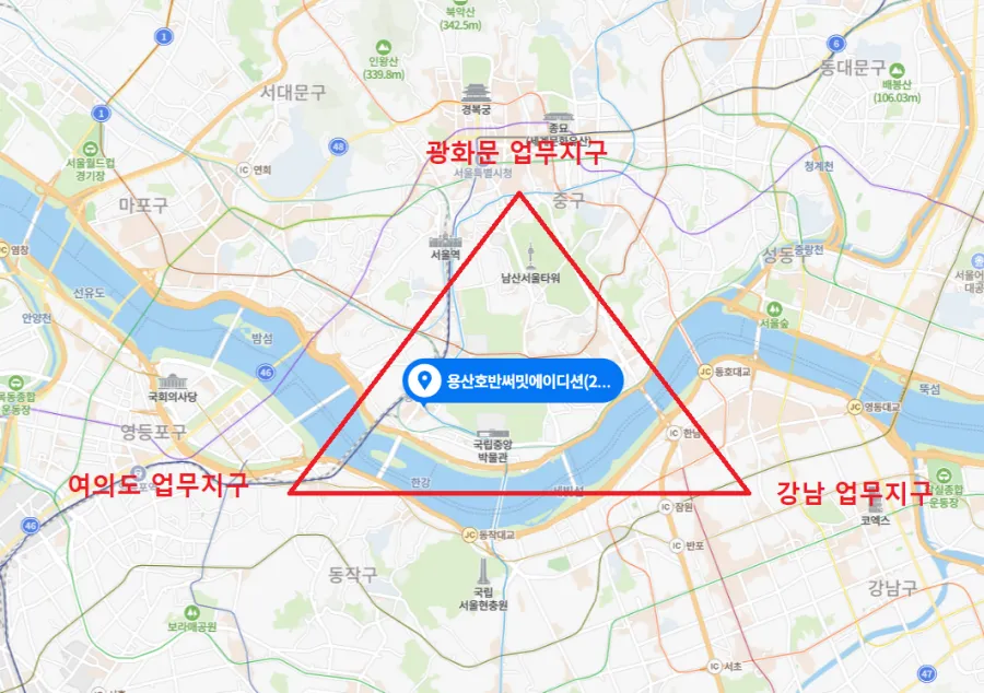 용산 호반써밋 에이디션 입지 분석 2