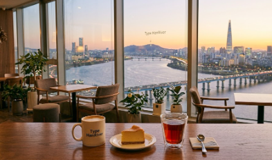 한강 뷰 브런치 카페 추천, 어반플랜트 한강대교점