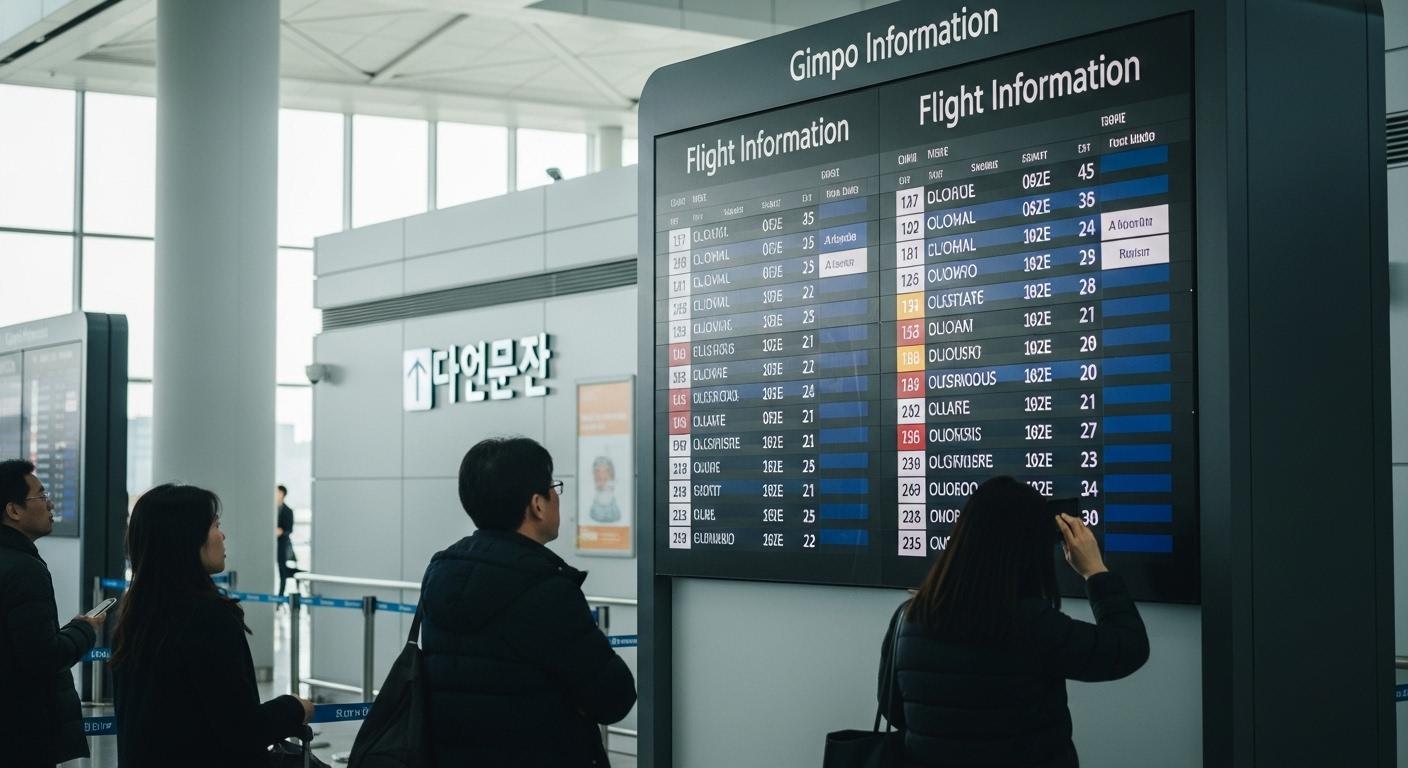 김포공항 운항정보