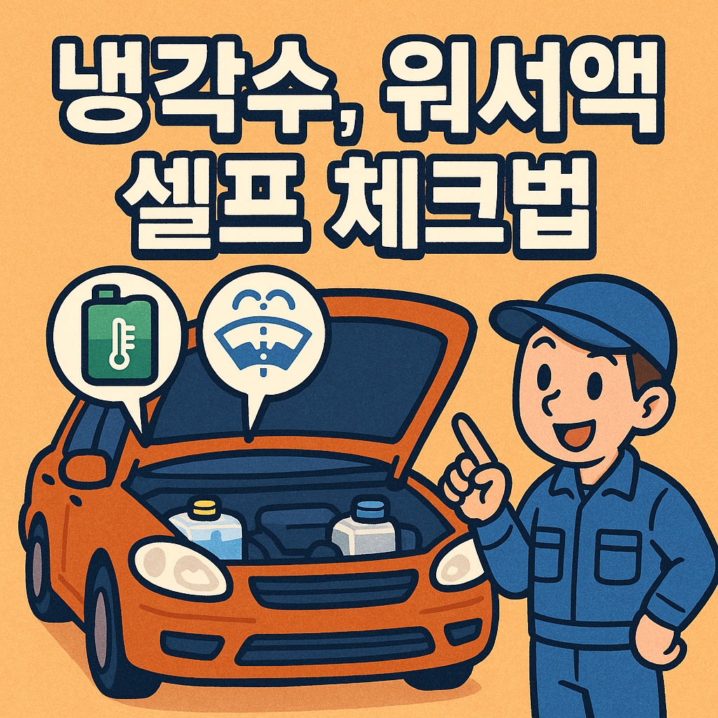 냉각수 워셔액 셀프 체크법