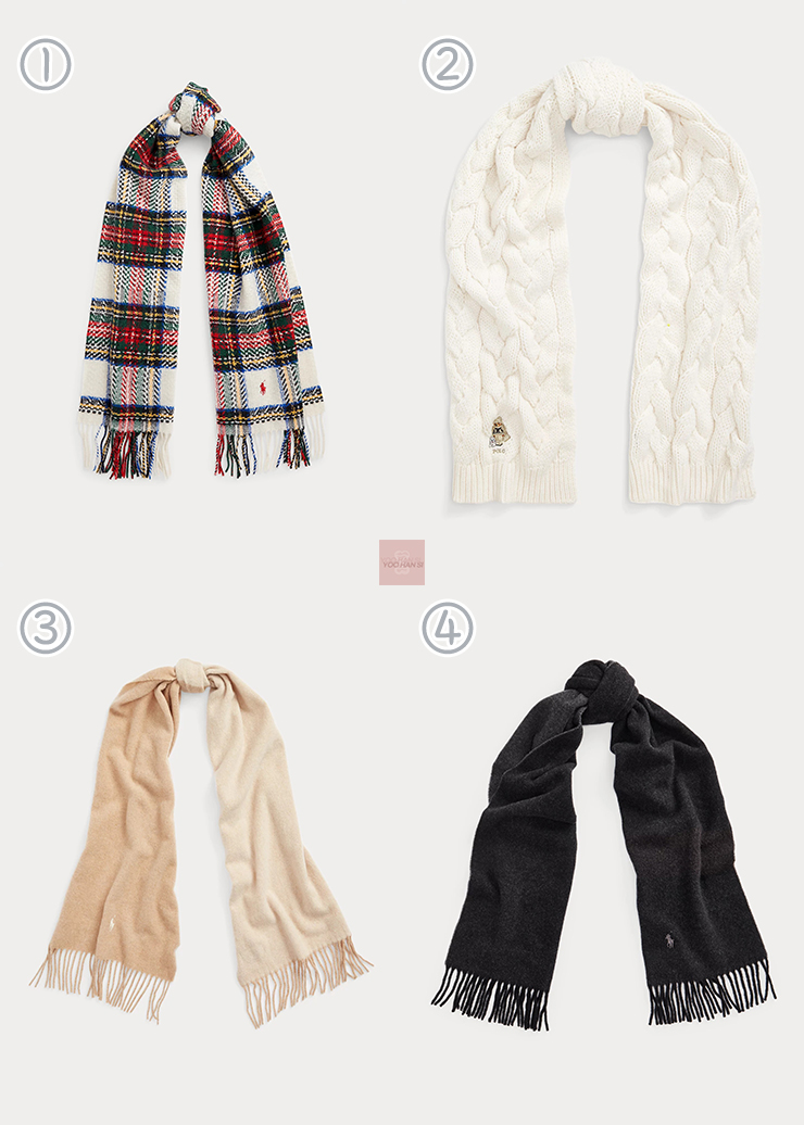 폴로 랄프 로렌 머플러 스카프 목도리