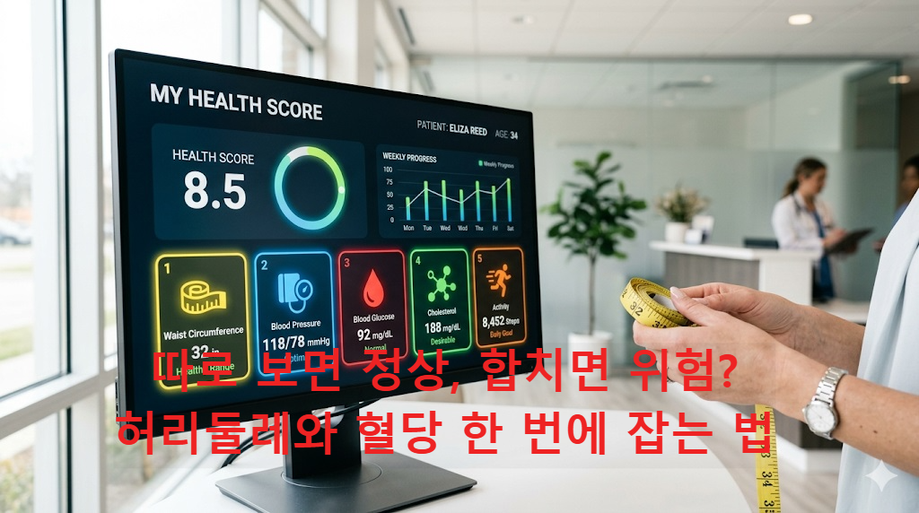 2026 대사 증후군 5가지 진단 기준과 복부 비만 관리법 안내 이미지