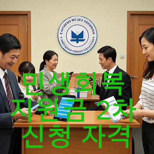 민생회복 지원금 2차 신청 자격