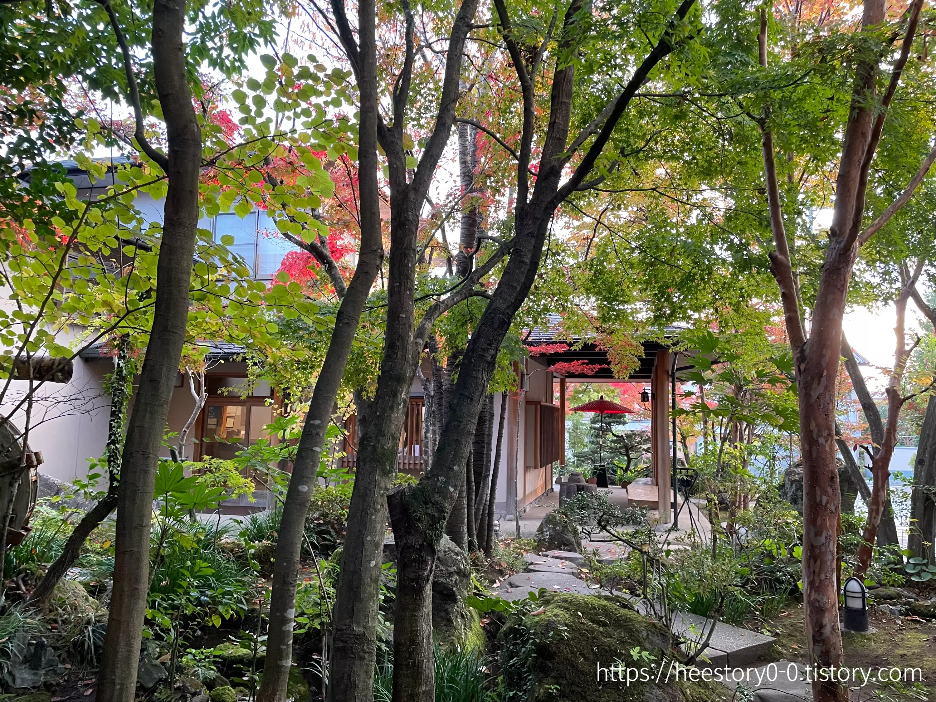 야마다야 료칸 정원