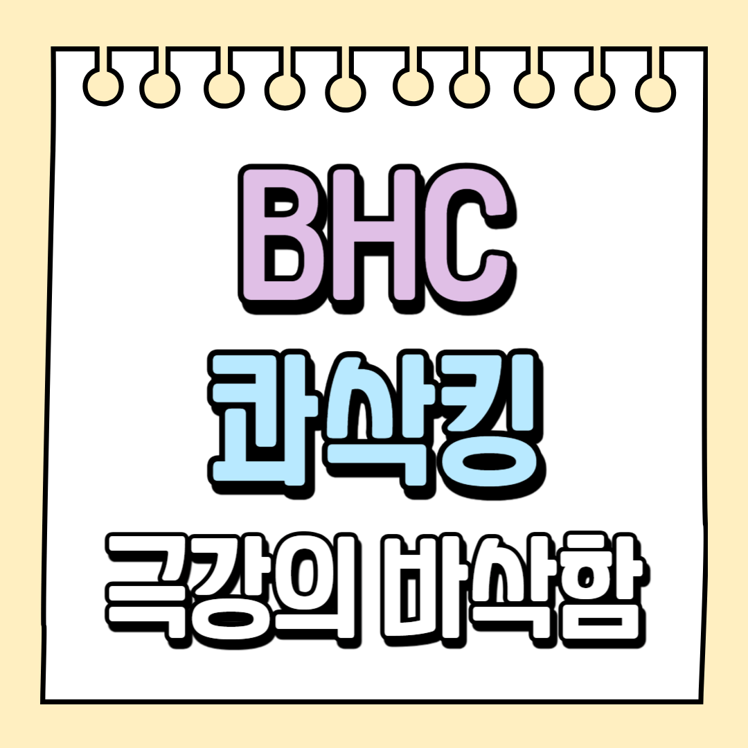 BHC 콰삭킹 극강의 바삭함
