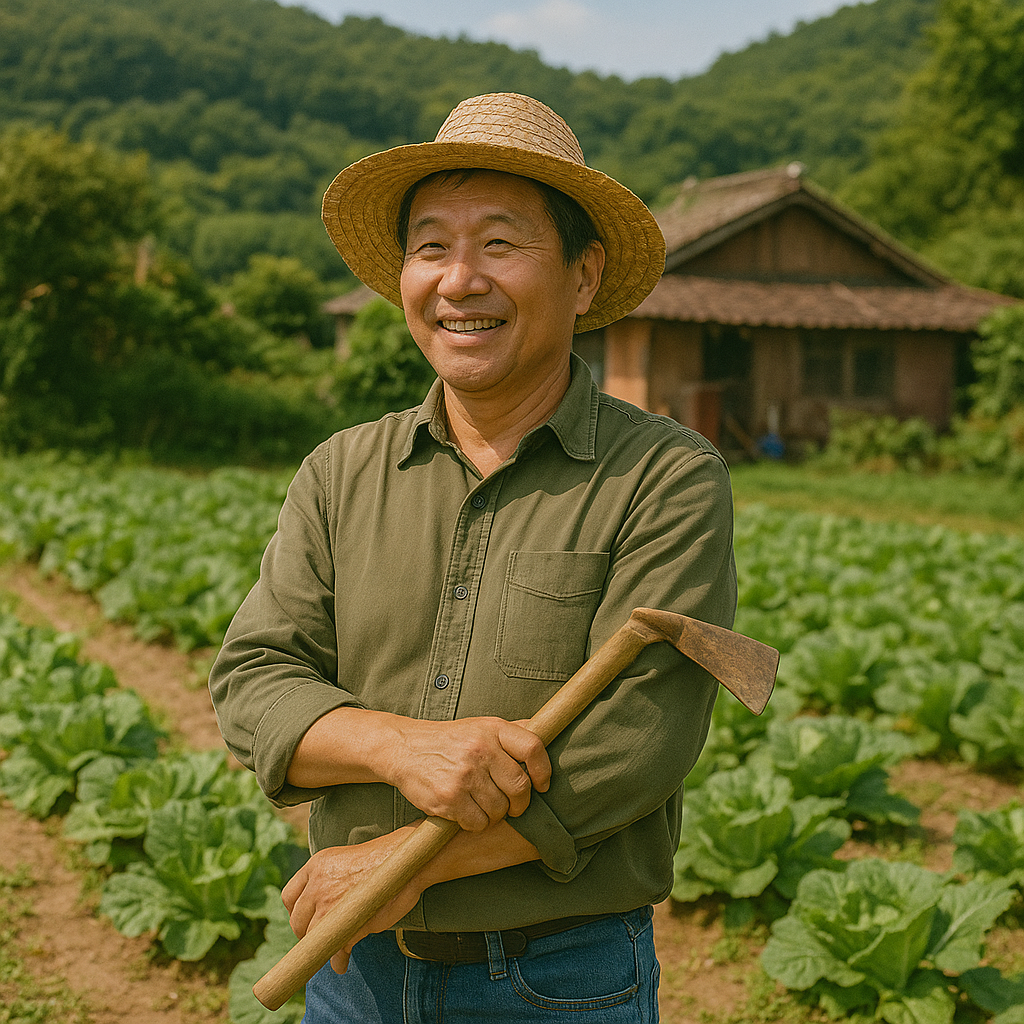 시골 중년 삶의 현실과 관련된 사진