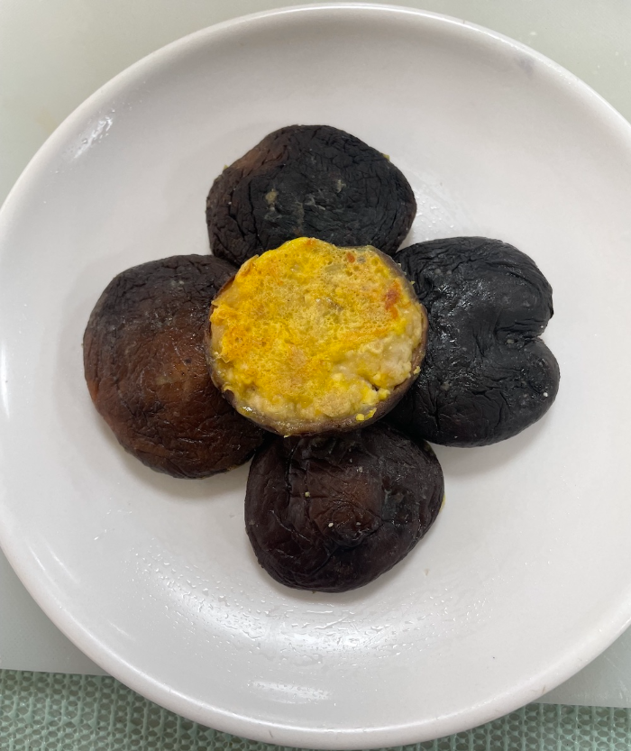 한식조리기능사 실기시험 준비 - 표고전 - 내 작품