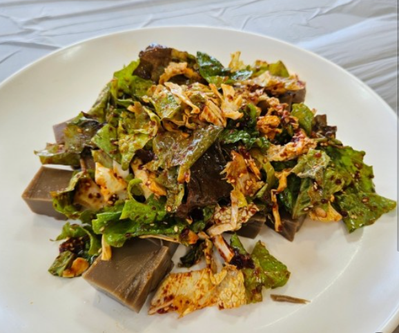 청도 운문사가는길 맛집추천 산유화운문사점 도토리묵