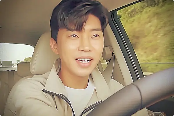 운전 중인 임영웅